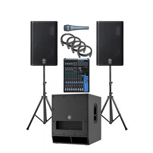 Yamaha DXR12mkii / Yamaha MG12XU PA Rental