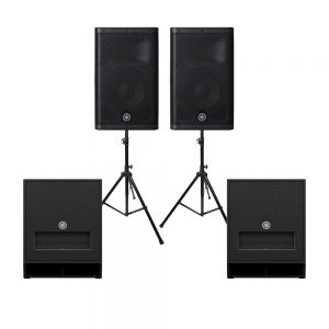 Yamaha DXR12 Mkii & DXS15 MKII Rental