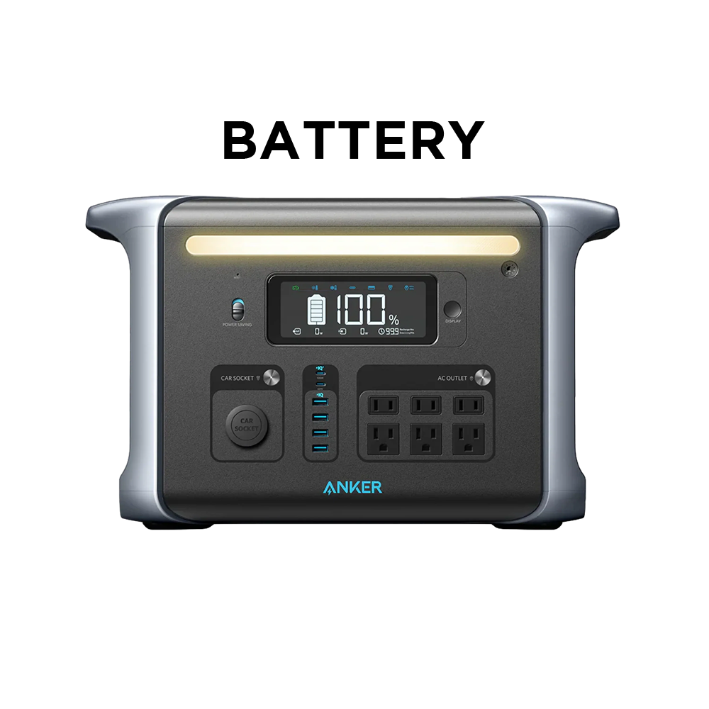 Anker SOLIX F1200 Rental - Battery Portable Power Station 1229Wh | 1800W -  Canal Sound & Light